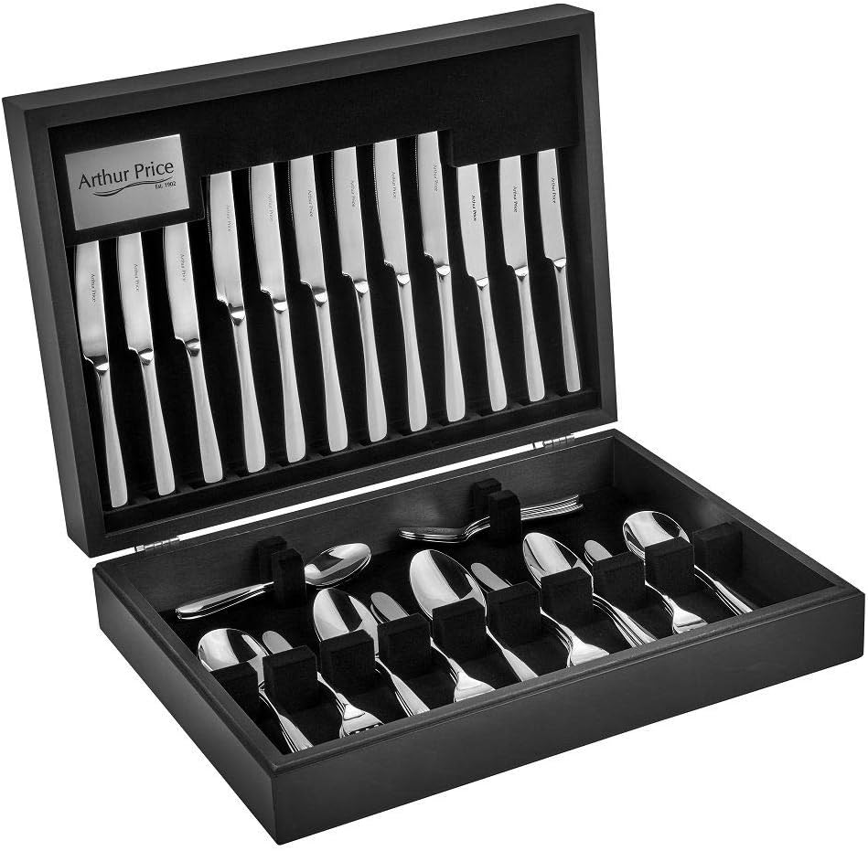 Arthur Price 18/10 Stainless Steel Everyday Classics Willow 88 Piece Canteen Set