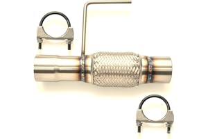 Direct Fit Exhaust Flex Pipe for Ford F-150, 2015-2020, Compatible with 2.7L and 3.5L Engine