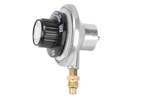 Zinc Alloy 1"-20UNF Gas Low-Pressure Adjustable Regulator Control Valve BBQ Grill Regulator Valve Gas Grill Control Valve Tab