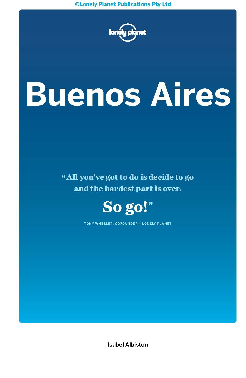 Buenos Aires city guide Buenos Aires city guide Paperback