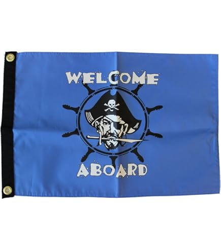 KliKil Bandiera Pirati 150x90 Jolly Roger Con Rosa - Bandiera Pirata Tessuto Da Esterno, Resistente Alle Intemperie Con 2 Occhielli Metallici. Pirate With Rose Flag Giardino Decorazioni - Foto 7