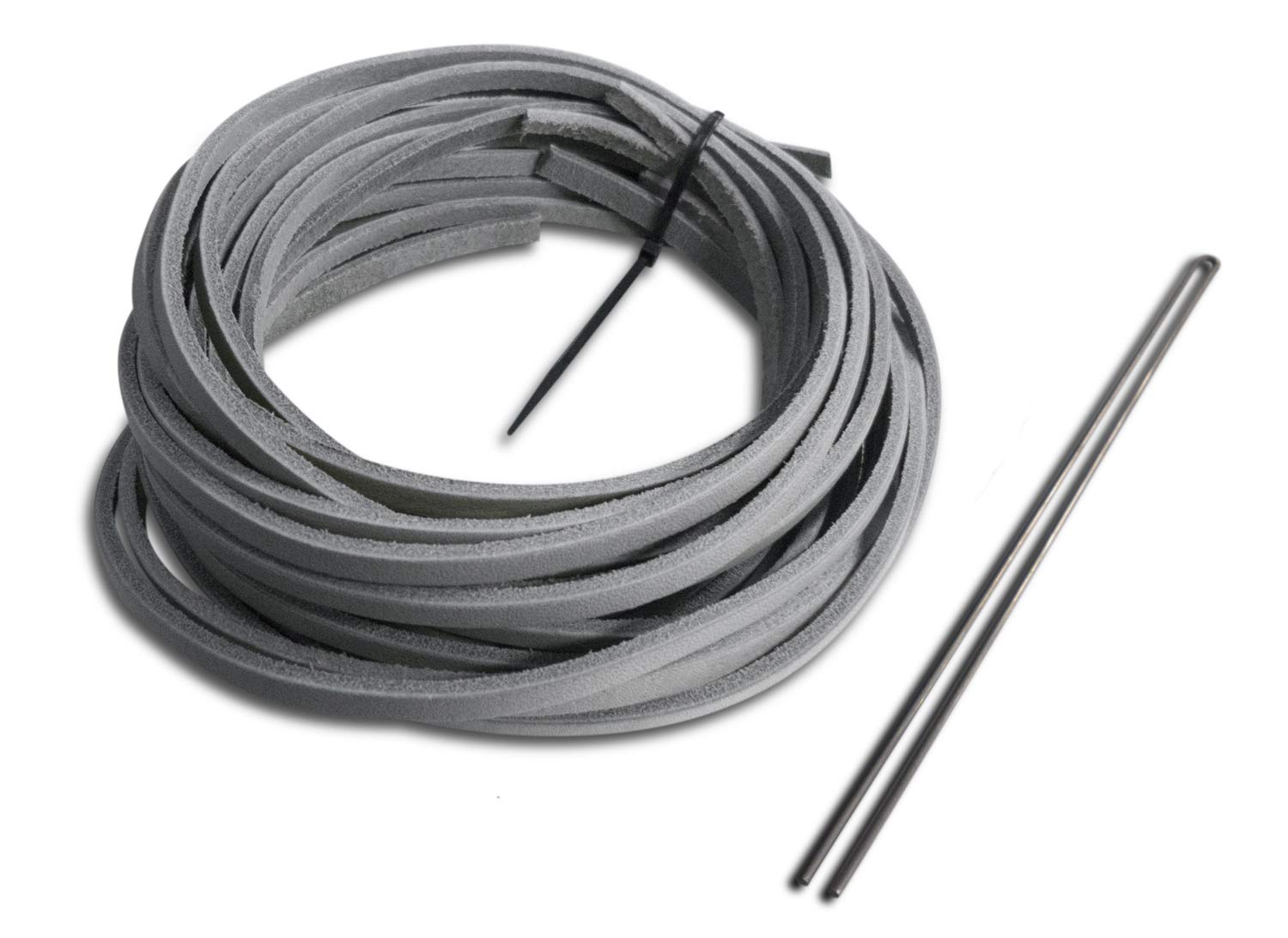 Rawlings | Glove Re-Lace Pack | Baseball/Softball | Standard 3/16" X 72" Laces with Tool | Gray