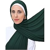 PeacePray Heavy Not Easily See Through Long Chiffon Hijab Scarf for Women, Amazing Smooth Muslim Head Scarves