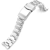 MiLTAT 20mm Super-O Boyer Watch Band compatible with Seiko Alpinist SARB017 SPB155 SBEJ005 Hamilton Khaki H70455733