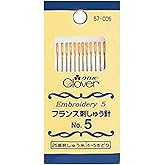 Clover 57-005 French Embroidery Needle No. 5