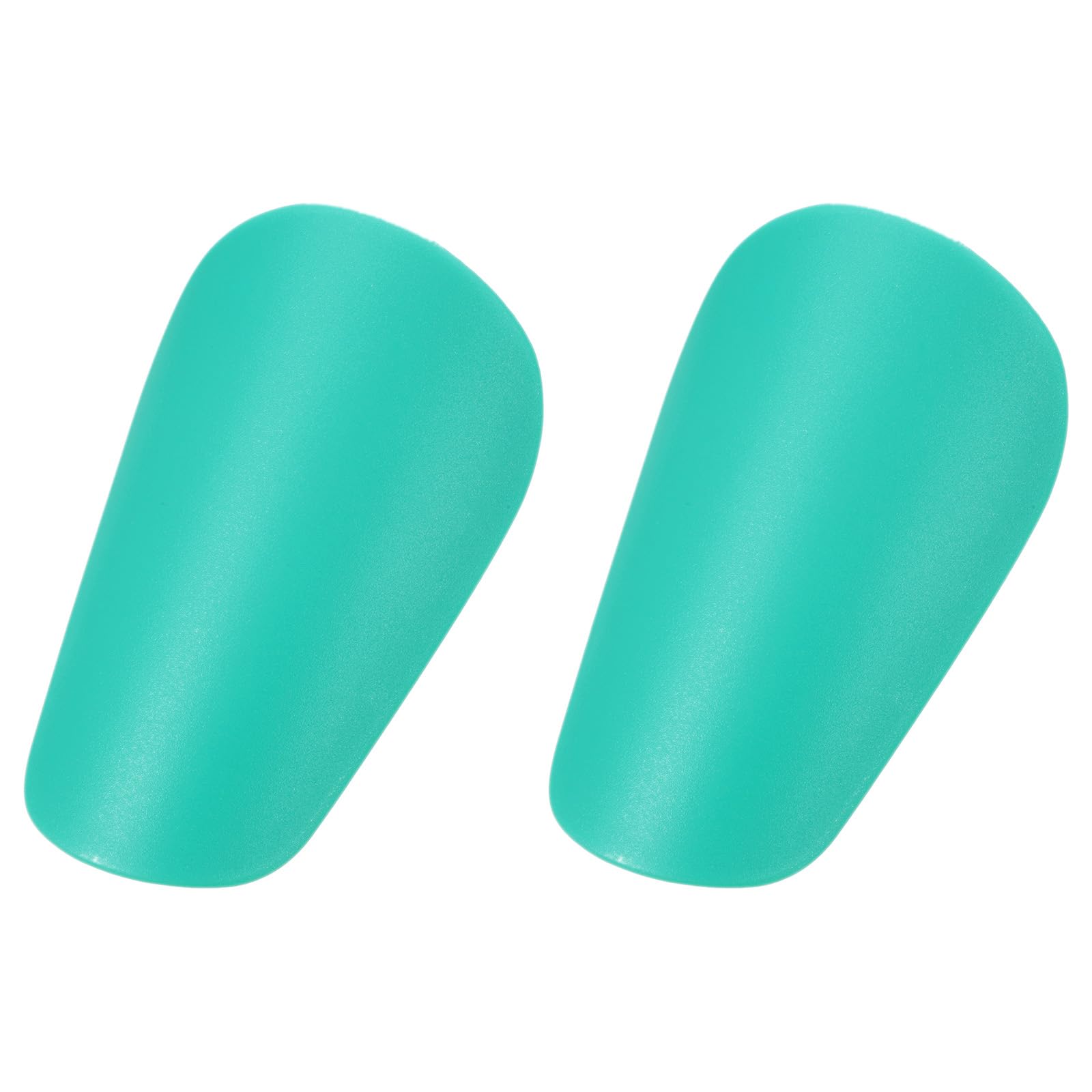 PATIKIL Soccer Shin Guards, 2 Pcs Mini Shin Pads Calf Protective Gear Shin Guards 3.23 x 2.17 Inches for Adult Men & Women Soccer Players Equipment Athletes, Green
