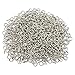 Axe Sickle Mini Metal Screw Eye Pins Hooks 18mm x 5mm for Arts & Crafts Project, DIY Jewelry Making, Silver 500 Pcs