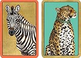 Entertaining with Caspari Double Deck of Bridge Playing Cards, Wild Cards