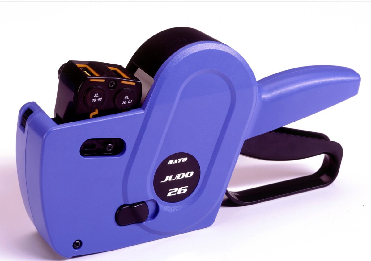 SATO JUDO 26 PRICE & LABELLING GUN, TWO LINE TOP =8 / BOTTOM =6