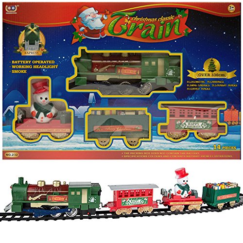 western express train set with light sound and smoke