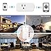 OMOTON [2 Pack] Mini Wifi Smart Plug compatible with Amazon Alexa,Google Home, IFTTT, 15A Wireless Socket Outlet Remotely Controls your Devices from anywhere,No Hub Required(Android/IOS)