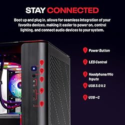 Skytech King 95 Gaming PC Desktop, Ryzen 7 9800X3D