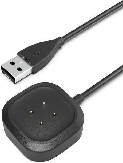 Bicmice USB Charger Cable for Fitbit Sense Versa 3/4 Magnetic Smartwatch Power