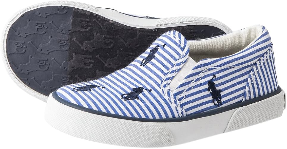 Amazon ポロ ラルフ ローレン Polo Ralph Lauren バル ハーバー リピート ラルフローレン スニーカー キッズ 靴 男の子 女の子 並行輸入品 Polo Ralph Lauren ポロラルフローレン 運動靴 スニーカー