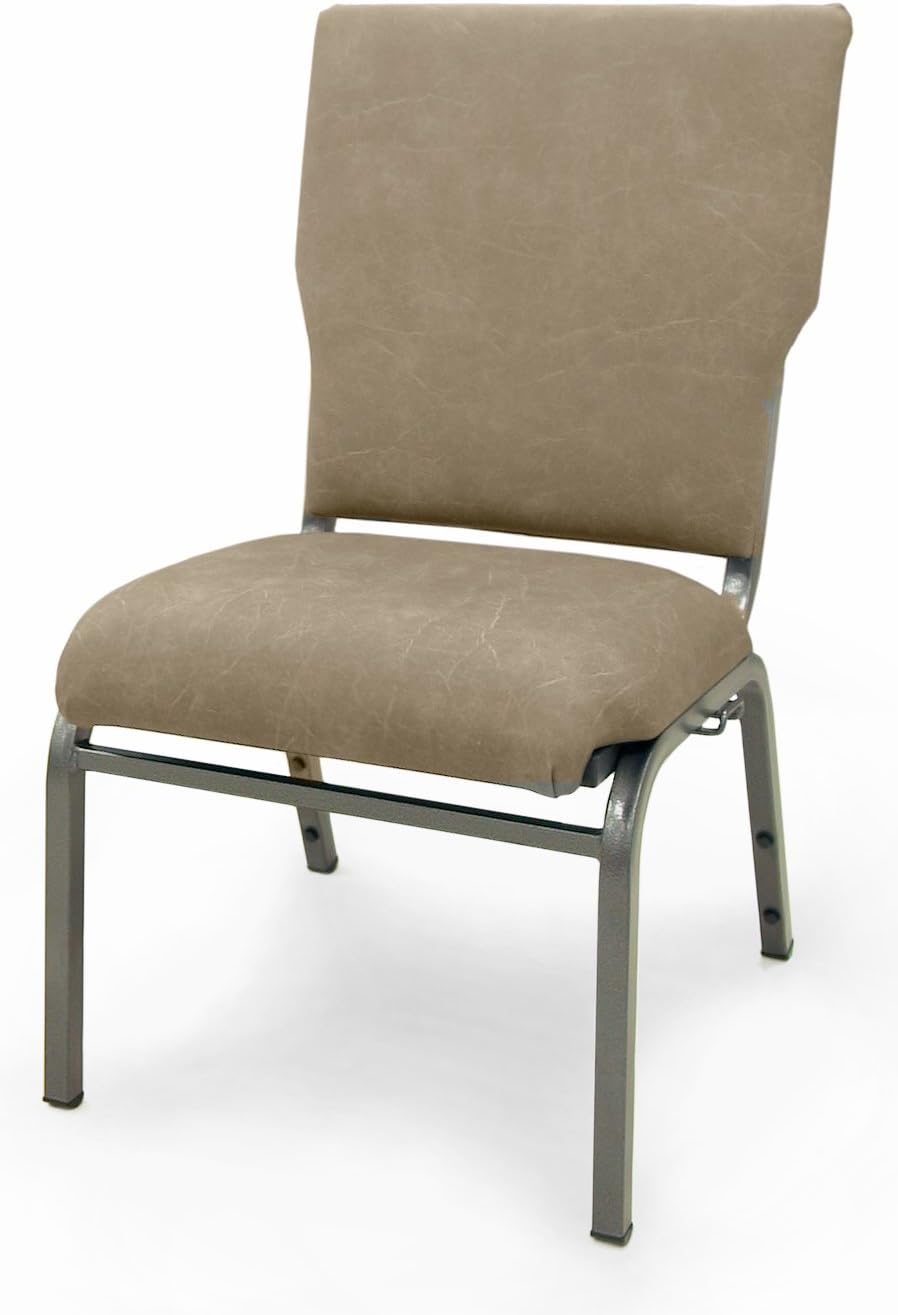 McCourt 10605 Auditorium Stack Chair, Vinyl, Single, Antelope