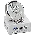 Griffin KM-84 Logo Street Radiator Cap - 1 1/2", 16-18 lbs. PSI, Silver
