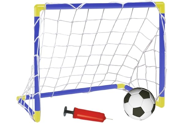 Brinquedo Futebol Kit Mini Trave Golzinho Infantil com Bola e Bomba Jogo Chute a Gol