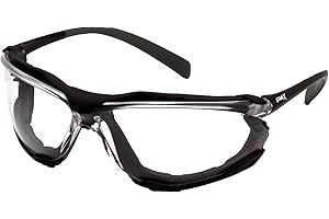 Pyramex Proximity Safety Glasses Eye Protection, Amber H2X Anti-Fog