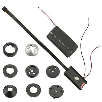 Spionagekamera CCTV T186 Versteckte Kamera SpyCam zum Einbauen, Bausatz mit Fernbedienung von Kobert-Goods