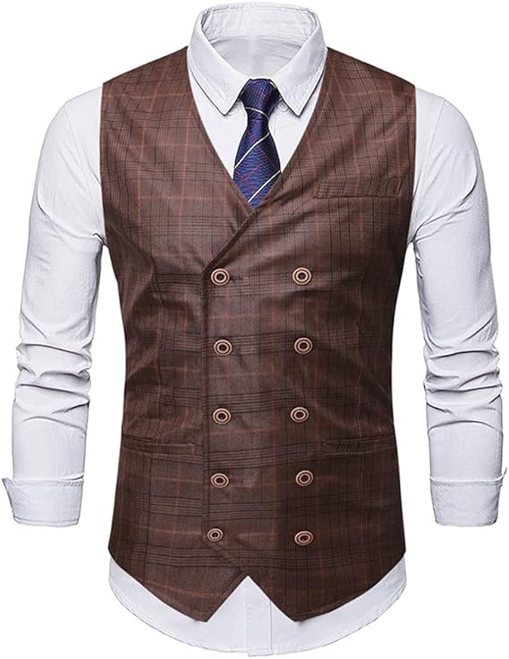 Men's Casual Vest Male Suit Clothing