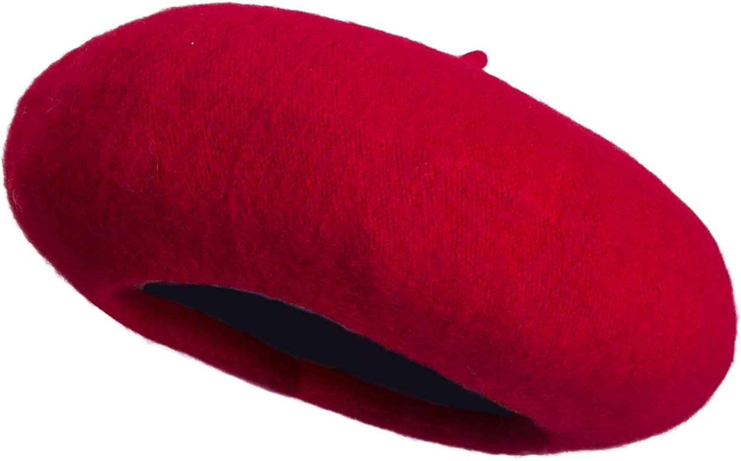 Women French Wool Beret Hats - Solid Color Classic Beanie Winter Cap(Royal Blue) at  Women’s Clothing store