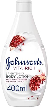 Johnsons Vita-Rich Brightening Body Lotion 400ml - Hydrating Moisturiser view 1