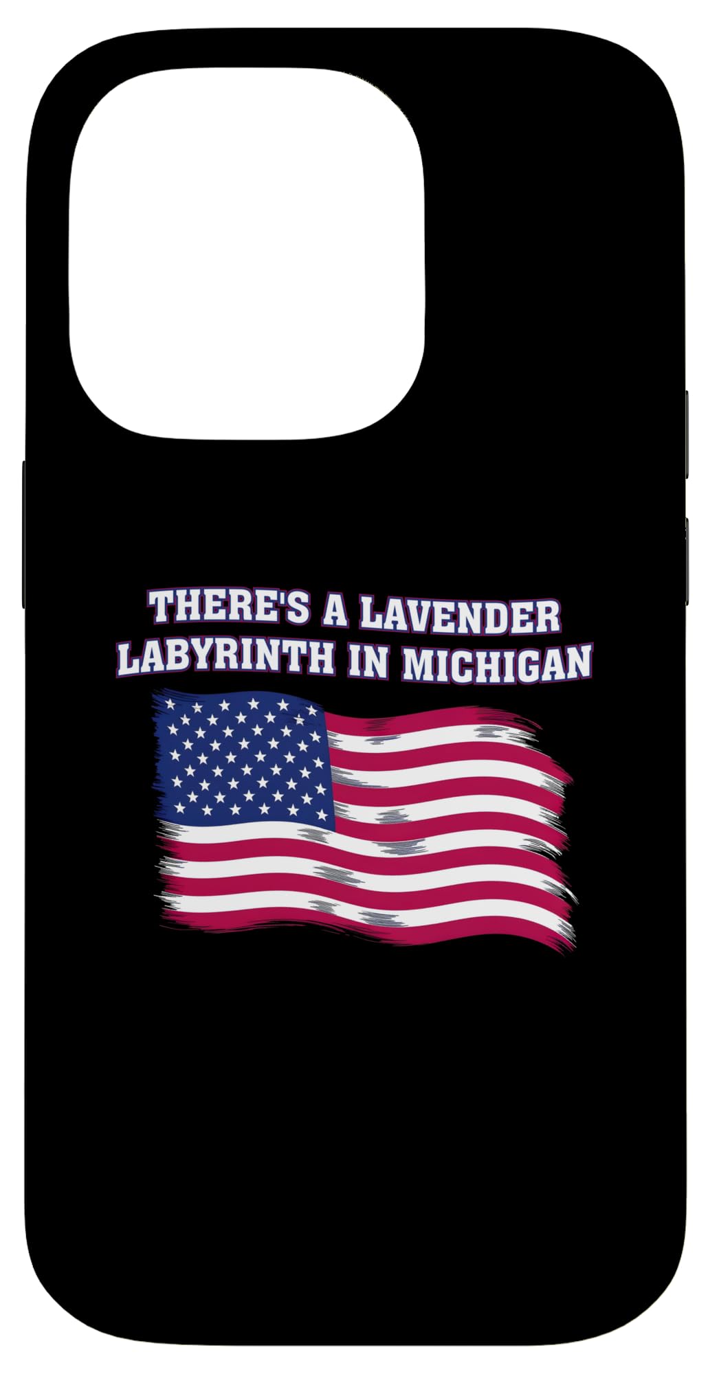 iPhone 14 Pro Lavender Labyrinth in Michigan Trivia Gardening Random Facts Case