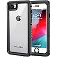 Lanhiem for iPhone SE 2022 2020 Case, iPhone 7 8 case, IP68 Waterproof Dustproof Case with Screen Protector, Heavy Duty Full Body Protective Phone Cover for iPhone SE 2nd 3rd, Black