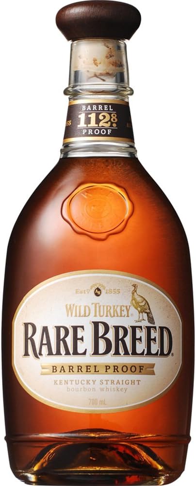 Amazon Co Jp バーボンウイスキー ワイルドターキーレアブリード 700ml 食品 飲料 お酒