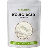 MAYKER Pure Kojic Acid Powder 2.1oz (60g), Cosmetic Grade, Natural and Versatile Skincare Ingredient for Soap Making, Serums, Lotions and Creams