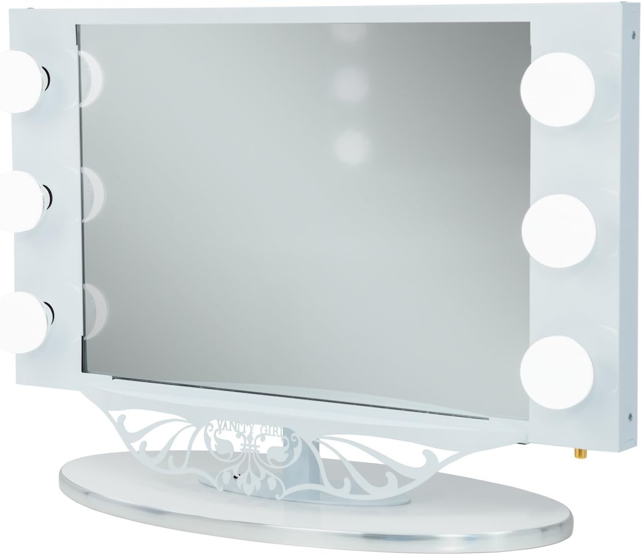 Vanity Girl Hollywood Starlet Lighted Vanity Mirror White Amazon.co