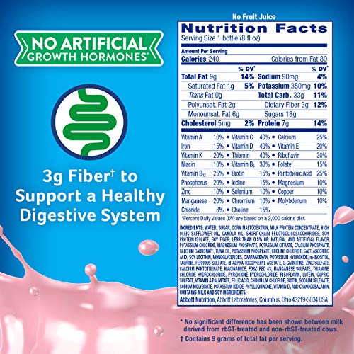 3 PediaSure+Nutrition+Shake+Fiber+Strawberry