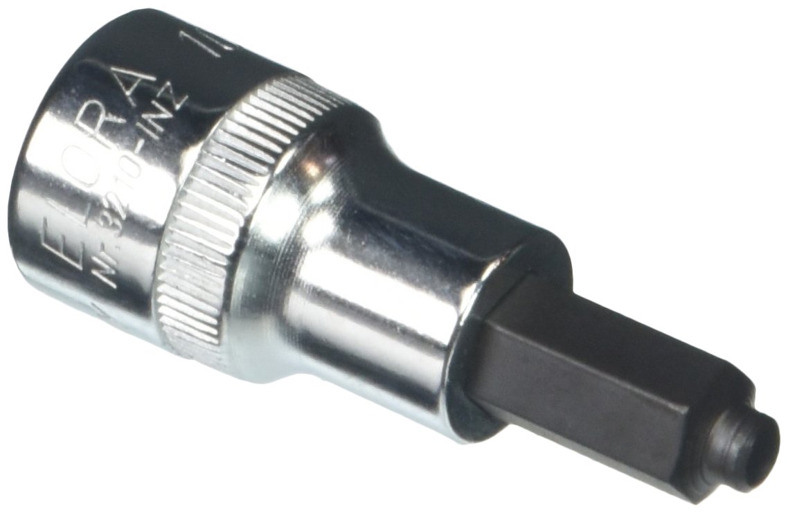 Elora 3210050102000 Screwdriver Socket, Silver/Grey, Size 10