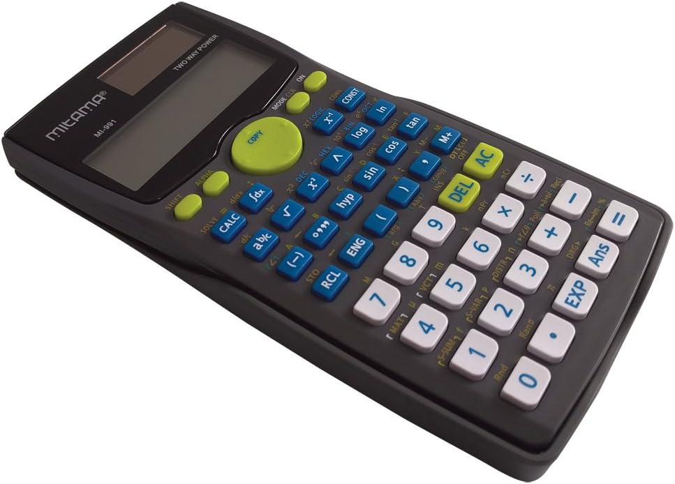 Mitama 61396 Scientifica Professional Calculator, 80 mm x 160 mm x 18 mm, Pack of 12, silver - Image 3