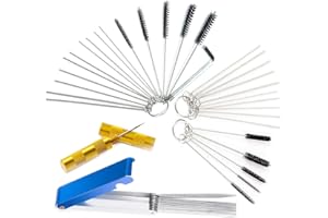 Carburetor Cleaning Kit, Carburetors Carbon Dirt Jet Remove Cleaner, Torch Nozzle Tip Cleaner Set, 13 Torch Tip Cleaner Wires