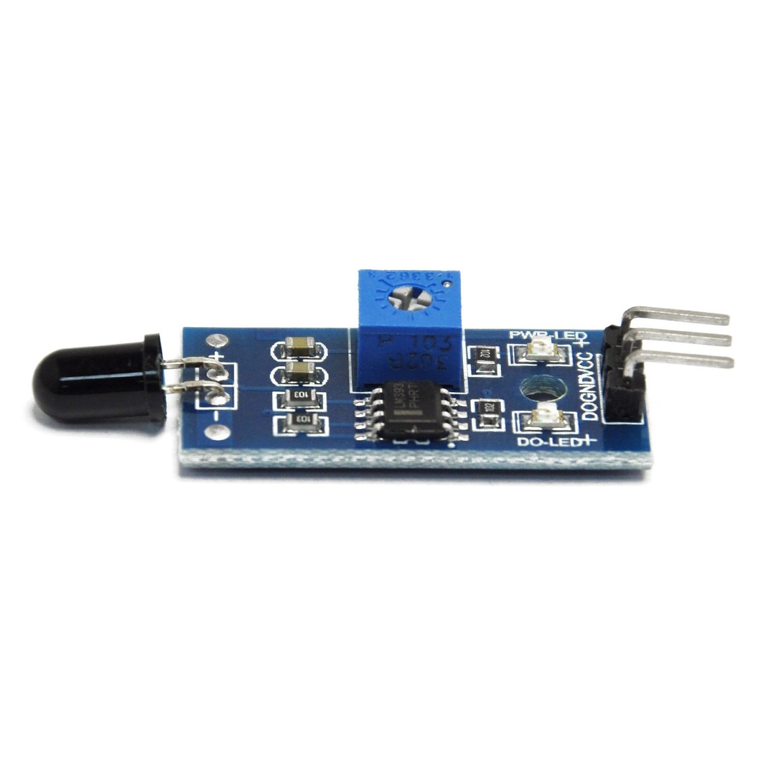 IR Flame Sensor Module Detector Smartsense For Temperature Detecting Compatible With Arduino By 