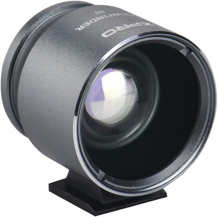 XPRO Optical Viewfinder 28/75 Black Camera Eyepiece for