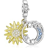 SEVENWELL Charms for Pandora Bracelets Travel Ocean Bees Airplane Lipstick Butterfly Evil Eyes Bead Charm Collection for Women 925 Sterling Silver Pendant Dangle Jewelry