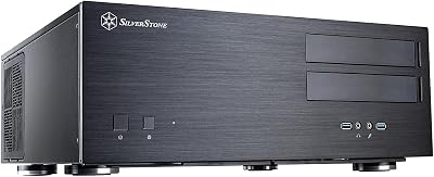 SilverStone Grandia GD08B HTPC ATX Computer Case Black Silent High Airflow