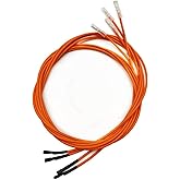 Universal 48" Gas Grill Igniter Wire for BBQ Grillware, Brinkmann &amp; More | Igniter Wire for BBQ Pro, Grill Chef, Kenmore, Char-Broil and More Grill, Grill Replacement Parts - 4 Pack BBQ Accessories