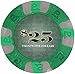 Trademark Poker NexGEN 6000 Series PRO Classic Style Poker Chips (Set of 50), 9gm, Green