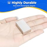 Wukong 40 Pcs Neodymium Magnets 20x10x3mm Square Bar Fridge Craft DIY view 5