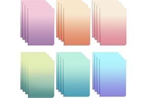 Ddaowanx Notebooks,Lined Paper Journals in Bulk, 72 Pages, 36 Sheets, 80GSM, 8.3x5.5 Inch, A5 Size, Travel Writing Notebooks for Office School Supplies (Lined-24pack, Gradient)
