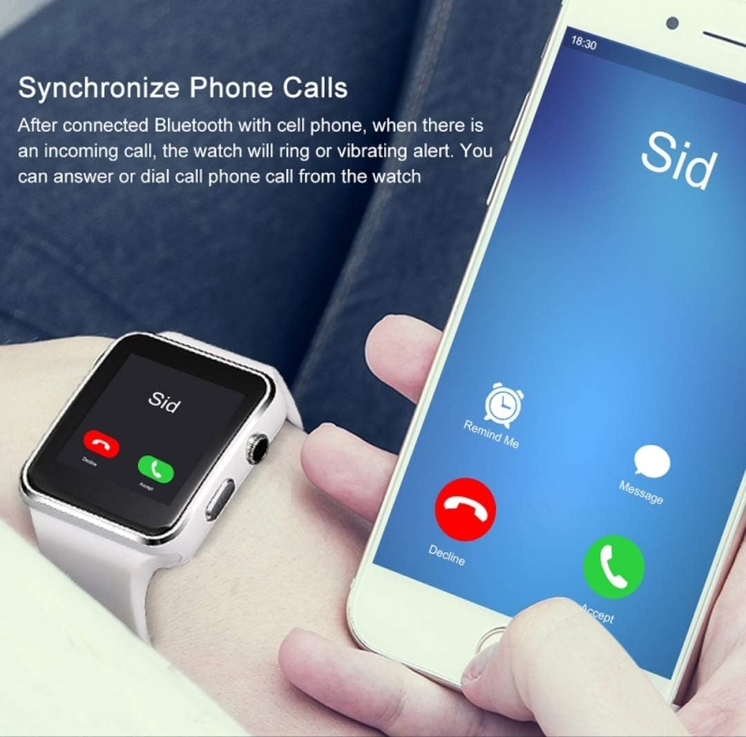 2018 new arrival x6 smart watch with camera touch screen support sim tf card bluetooth smartwatch