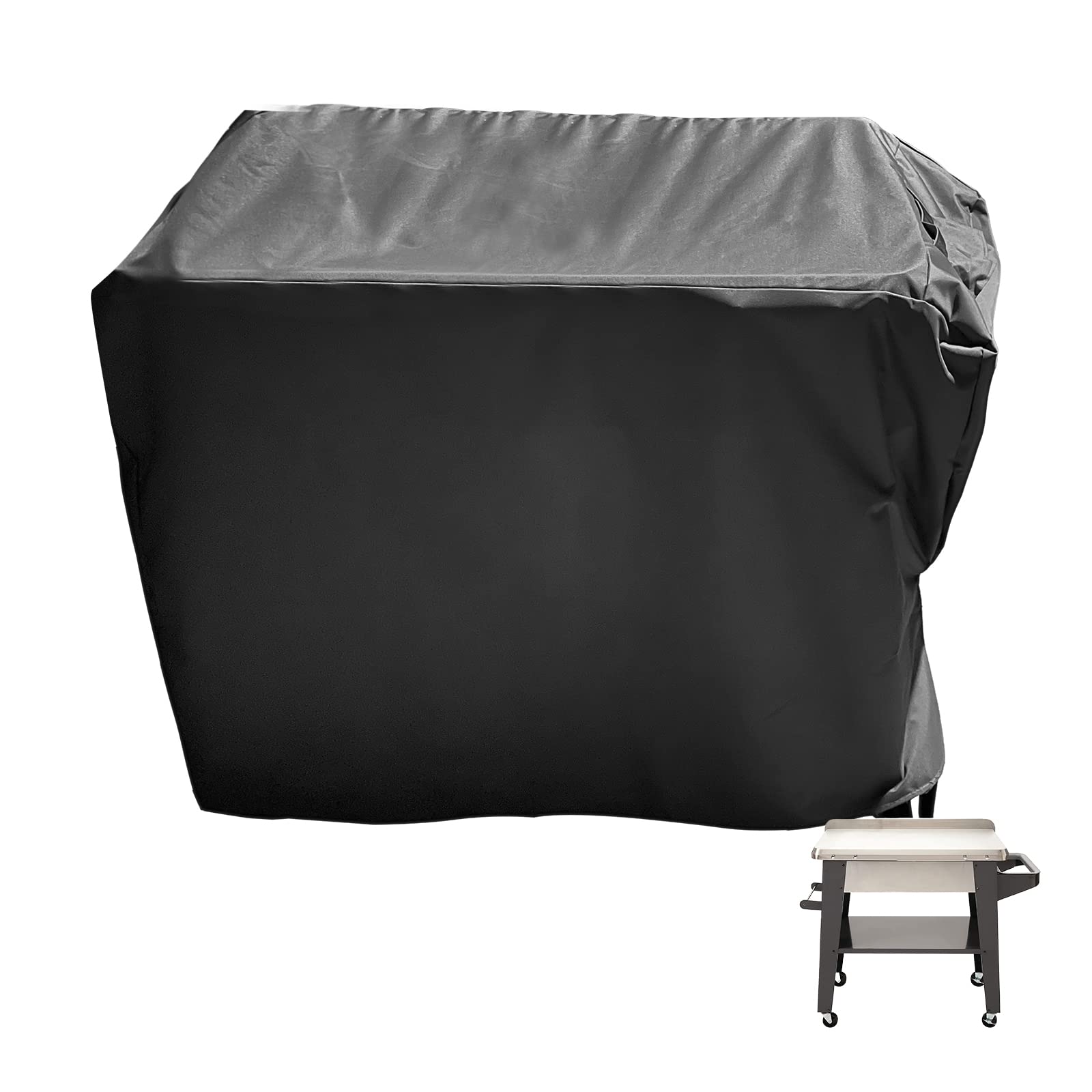 Photo 1 of Andacar Cover for Cuisinart CPT-194 Outdoor Grill Prep Table, Waterproof Patio Grill Cart Table Cover Dustproof Kitchen Cooking Prep Sation Covers- 48x24x38inch