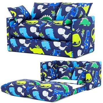 Ready Steady Bed Dinosaurs In The Dark Design Children S Fold Out