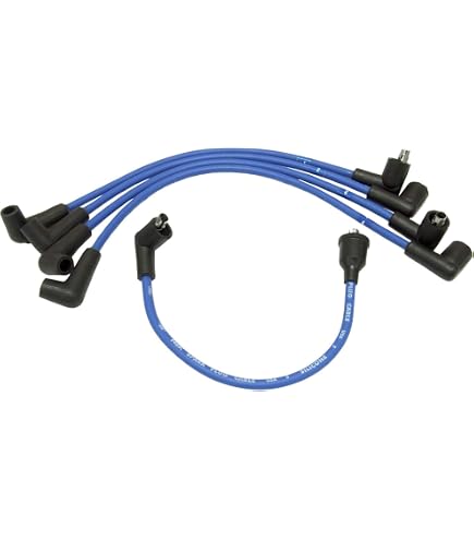 Set Cavi Candele NGK HE56 (9259) | 4 Fili Accensione Per Auto Con Rivestimento In Silicone
