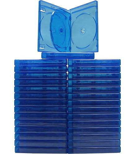 Amazon.com: 4 Pk Viva New 14mm DVD Case Super Clear Solid