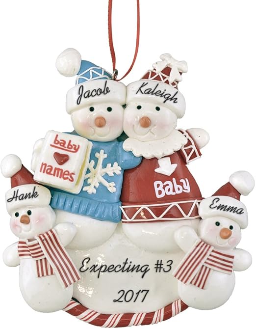 expecting baby ornament