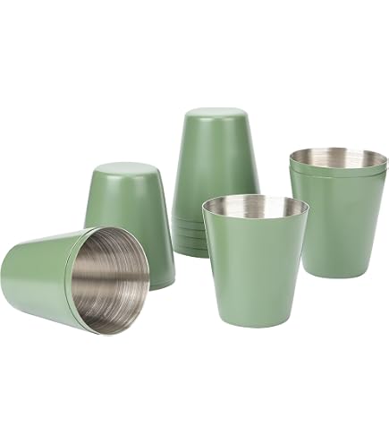 GCTWFYK 8-Pack Stainless Steel Shot Glasses - 2.36 Oz Unbreakable Metal Cups For Bar, Home & Travel - View #8